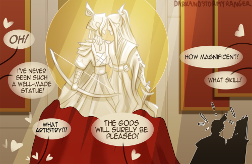 darkandstormyart: and there was only one temple(the gods weren’t pleased)