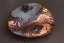 earthshaped:  Copper Replacement Agate 