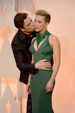 hellotailor:  Sexism &amp; fashion on the Oscars’ red carpet.First, this picture highlights the conflicting nature of Johansson’s public image, both accepting and fighting back against her status as a sex symbol. She’s an incredibly beautiful