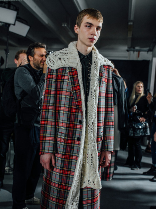 christos: Ernest Klimko by Emily Malan – Backstage at Dries Van Noten A/W 2018