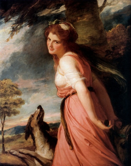 Lady Hamilton as a Bacchante, George Romney, 1785
