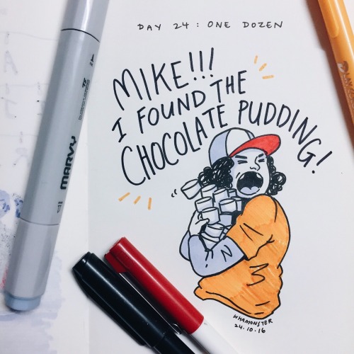 Stranger Things Inktober Day 21 - 24!the rest: [link]