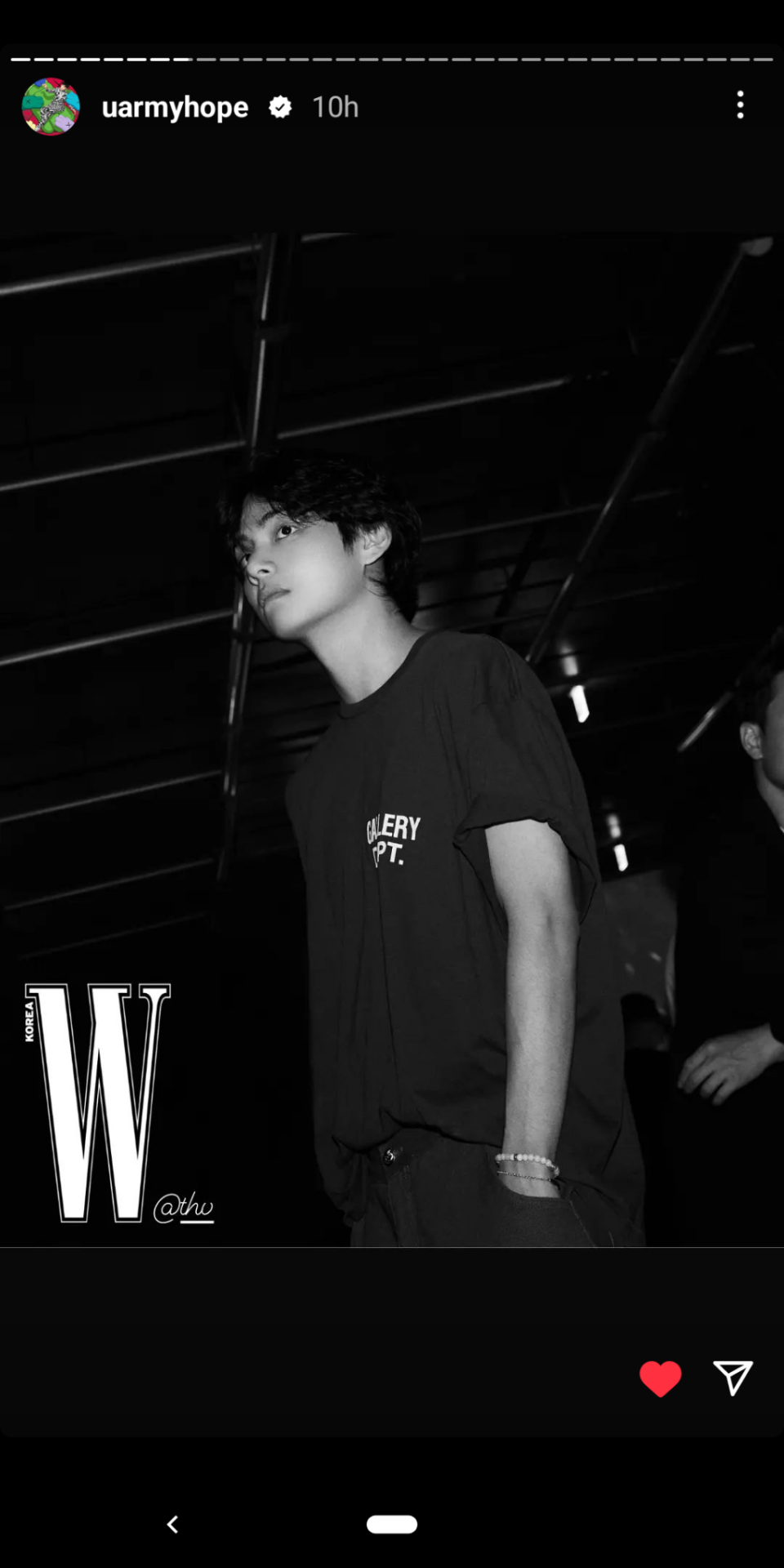 7/19: J-Hope's Insta Story