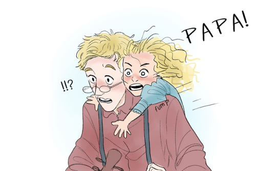 smokeyloki: epwhales: Happy Father’s Day! Don’t eat your swedish fish dad! Papa Daae for