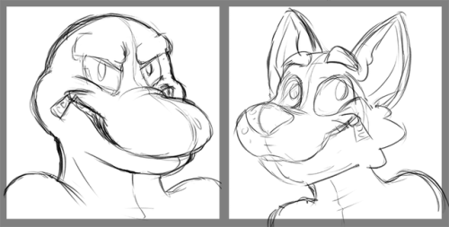 sketches for a pair of shiny boys