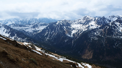 almost at the top of Kasprowy Wierch - Tatra Mountains - Poland, may 2016