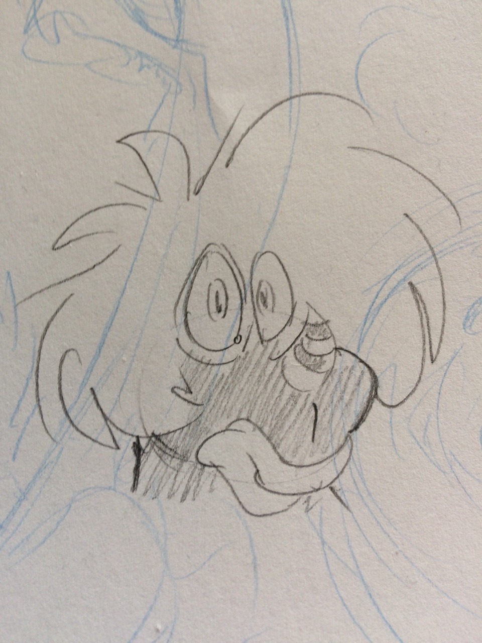 My style when I draw in paper is a bit different then the way I draw digitally. It’s