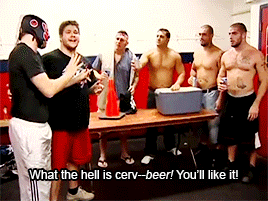 Sex mithen-gifs-wrestling:  Kevin and beer: a pictures