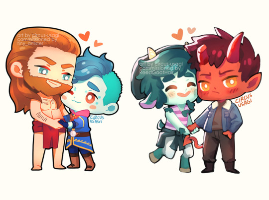 some commissions i’ve worked on this year! every one of my commissioners have been such awesome people, i feel like i really...