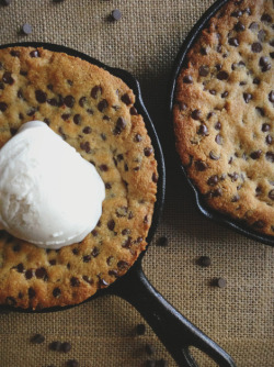 thecakebar:  Paleo Pizookie (pizza cookie!) 