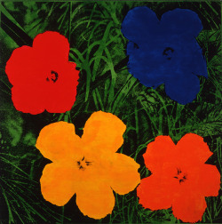 warhol:  Andy Warhol’s iconic Flowers paintings