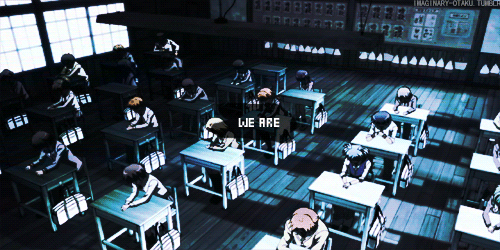 arekuso:  They call us the End class. 
