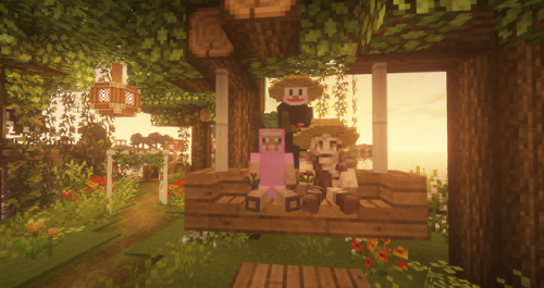 join our polycule or perish! with @minecwaftclout, @pinksheepblock, and @poppycrafting&nbs