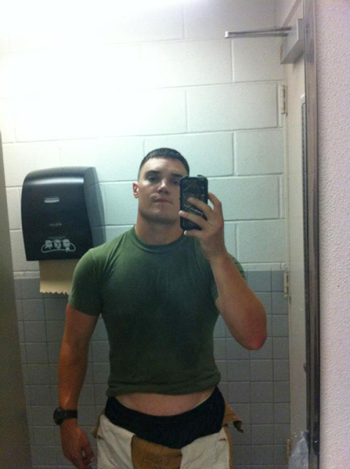 uncutmilitarymen:  Set 3 of the 24 year old straight Marine hottie stationed in Twentynine Palms, CA