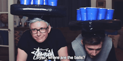 i3troyler:  Playing Beer Pong With Tyler Oakley