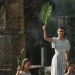 dozydawn:The torch lighting ceremony of the Summer Olympics in the ruins of Ancient