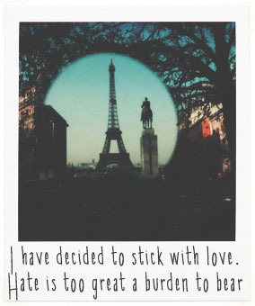 one-step-at-a-time-x:  I have decided to stick with love. Hate is too great a burden