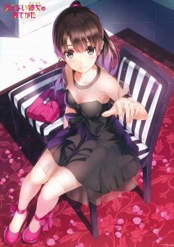 misaki kurehito saenai heroine no sodatekata katou megumi cleavage dress no bra see through | #356486 | yande.re