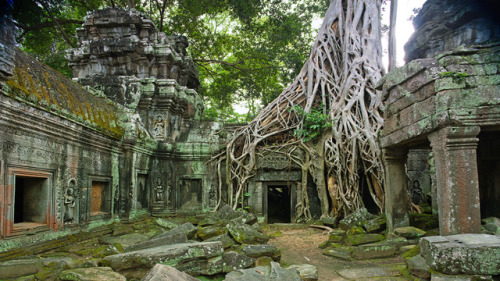 Angkor Wat Temple - I took the Above Photograph and Created a Sketchup Model, then Using that Create