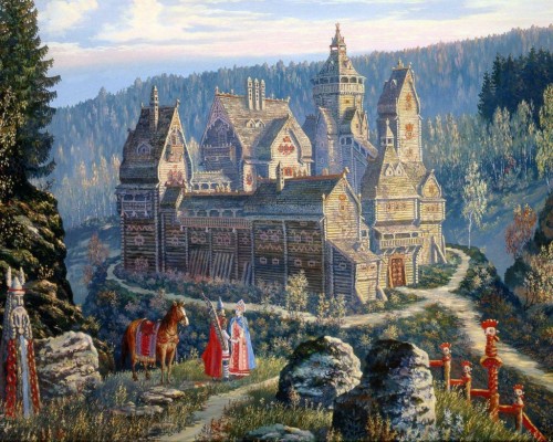 mythopoeticworlds: the-forest-is-your-home:Paintings by talented artist Vsevolod Ivanov Wow. Th