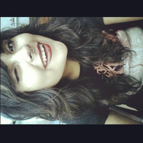 curse-in-the-twilight:  Because my hair is extra wavy and stupid this morning.