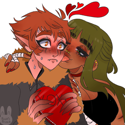 pierrotprince: Happy late Valentines Day feat. Christina and Torind Follow me on my new account @pie