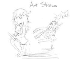 Art Stream! Where some of us are more focused