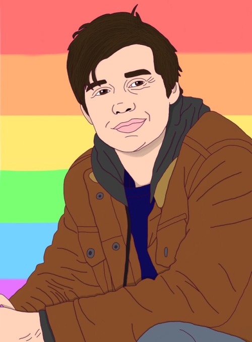 My drawing of Simon Spier from the movie Love, Simon. Please don’t repost!!