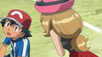 Serena: So did you remember me?Ash: Of Course!Serena: You do?Ash: You are the girl who brought my ba