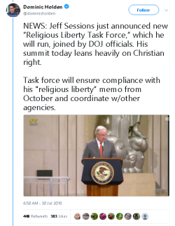 ajeveryday: ray-winters-sings:   axlaru:  transgirlpinup:  theambassadorposts:  Don’t be fooled by the “Religious Liberty Task Force” Spread this.   This is some scary shit. Wow.   I swear to fucking god no one in the current white house has even