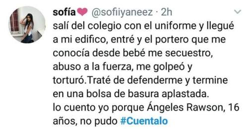 On Twitter, women are sharing stories of sexual abuse by using the hashtag #Cuentalo (Spanish for #S