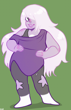 sadboysincorporated:  crappy amethyst (・◇・)