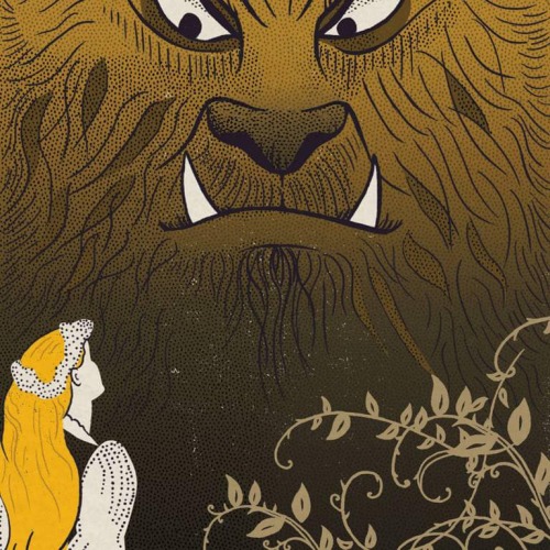 alifeoffairytales:Beauty and the Beast illustrated by MinaLimaThey have a series of illustrated clas