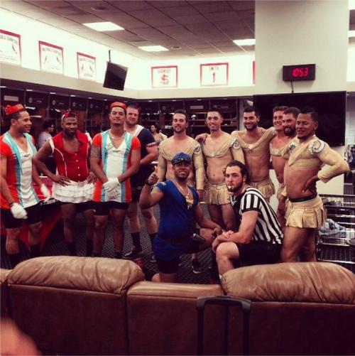 St. Louis Cardinal rookies hazing!