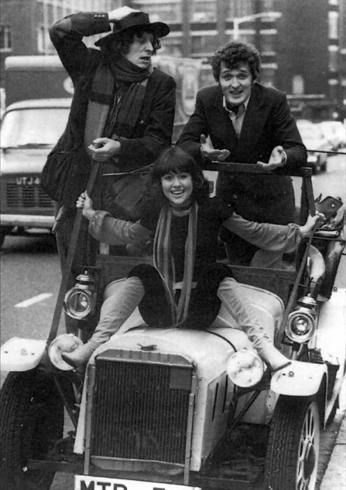 The Doctor, Sarah Jane Smith, and Harry Sullivan. BROT3, 1974-1975.