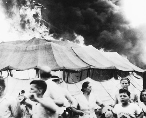 indypendenthistory:  The Hartford Circus fire July 6, 1944  Killed: An estimated 168 people  The fir