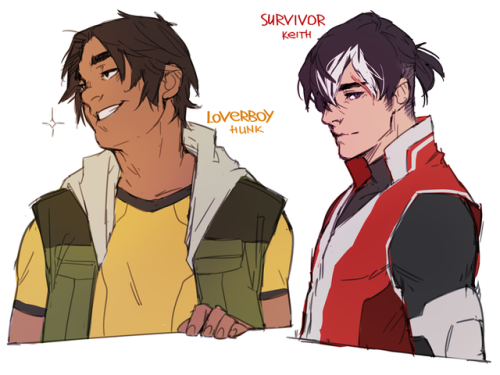 iacediai: total role/body/soul/whatever swapor just AU Lance as Lone Wolf | Allura as Brains  Shiro 