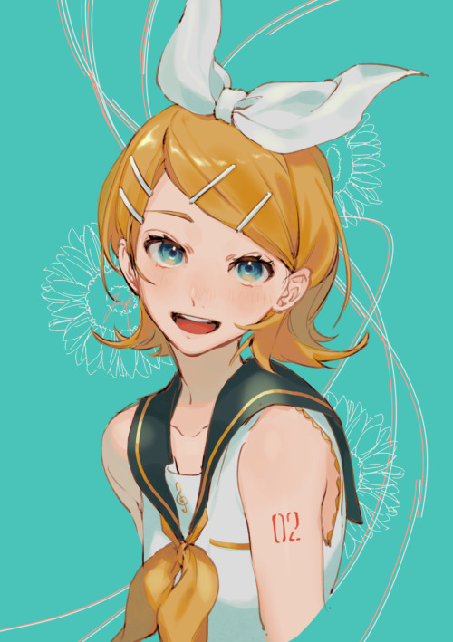 animepopheart:★ 【じゃくつき】 「」 ☆⊳ kagamine rin (VOCALOID)✔ republished w/permission⊳ ⊳ follow me on twit