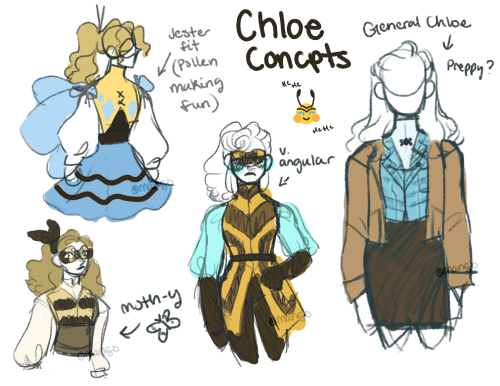 Um, Here Are Some Chloe Concepts! I Always Invision My Drawings Of The Characters To Be Closer To (American)