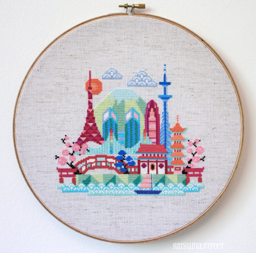 sosuperawesome:  City cross stitch patterns porn pictures