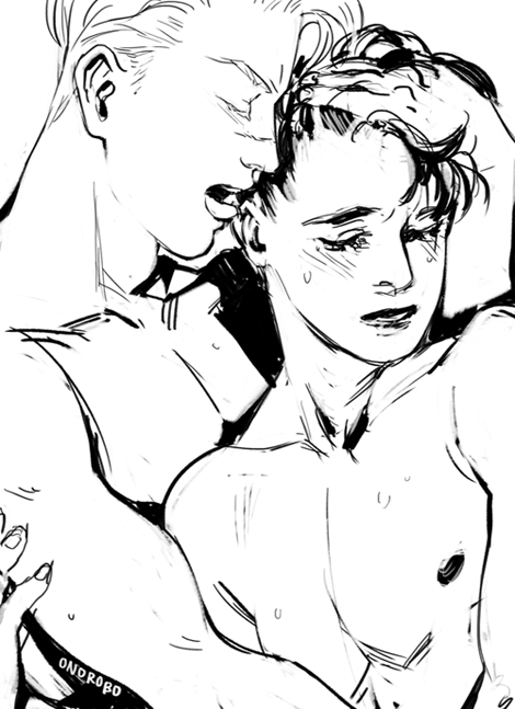 onorobo:  Some sketches mostly of Gabe and Lewis.  The last two are Abel and Eruri, 