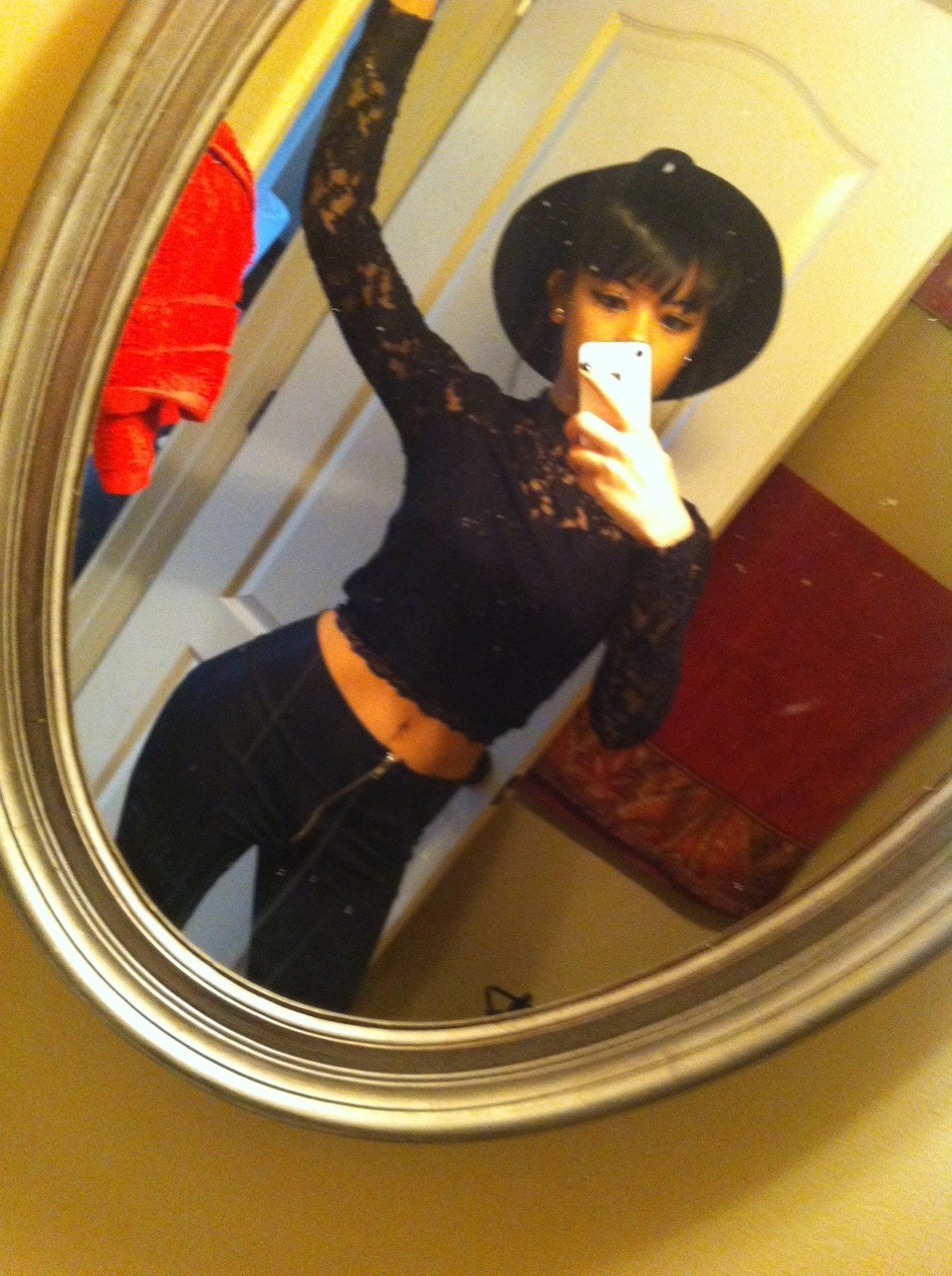s0lust:  All black in honor of my period arriving 