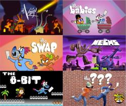 wanderin-over-yonder:    Looks like Wander Over Yonder is having a bit of an identity crisis tonight. Which episode would you want to watch?   Tune in at 8:30 on Disney XD! (from the Disney XD facebook page) 