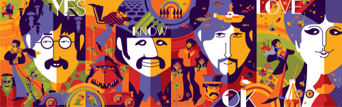 Tom Whalen has created a 4 piece tribute to the Beatles &ldquo;Yellow Submarine&rdquo;. His 