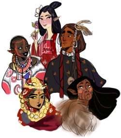 cleopatrasweave:  i drew a bunch of elves