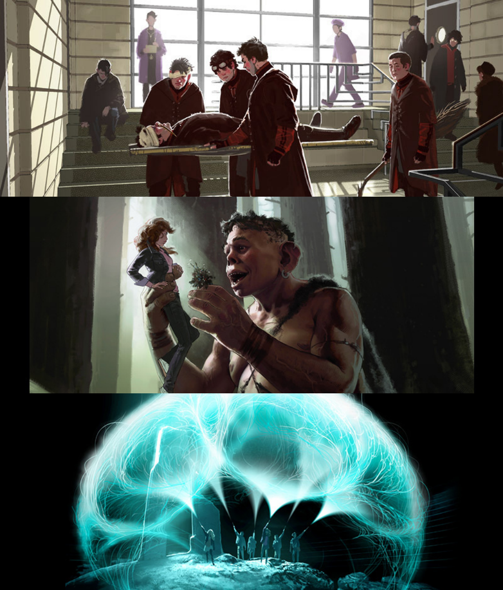 potterswheeezy:  Harry Potter Film Concept Art by Adam Brockbank (x) 