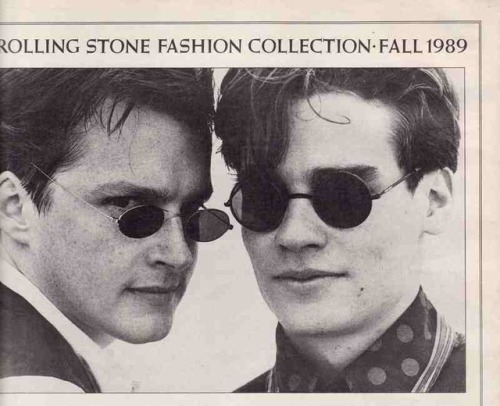 80s90sthrowback:Gale Hansen & Robert Sean Leonard photographed for Rolling Stone, 1989.