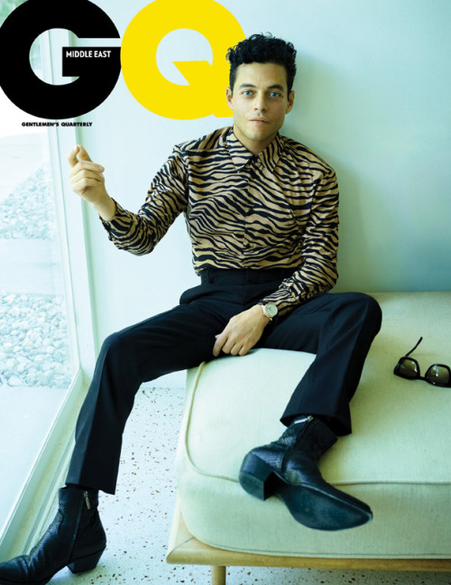 hommedlx:Rami Malek Stars in the Cover Story of GQ Middle East First IssueYes hello