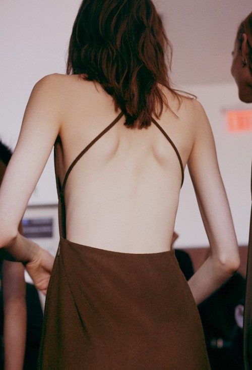 modelmeth:  Backstage at Jason Wu AW15 Photography Lea Colombo