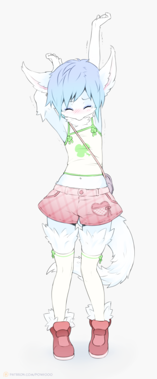 powfooo:Stretching stretching~ Don’t forget to do them in between all that tumblr surfingIf you want you can support me over at Patreon and get super early sneak-peeks! http://www.patreon.com/powfoooomg lookit dem cuties <3